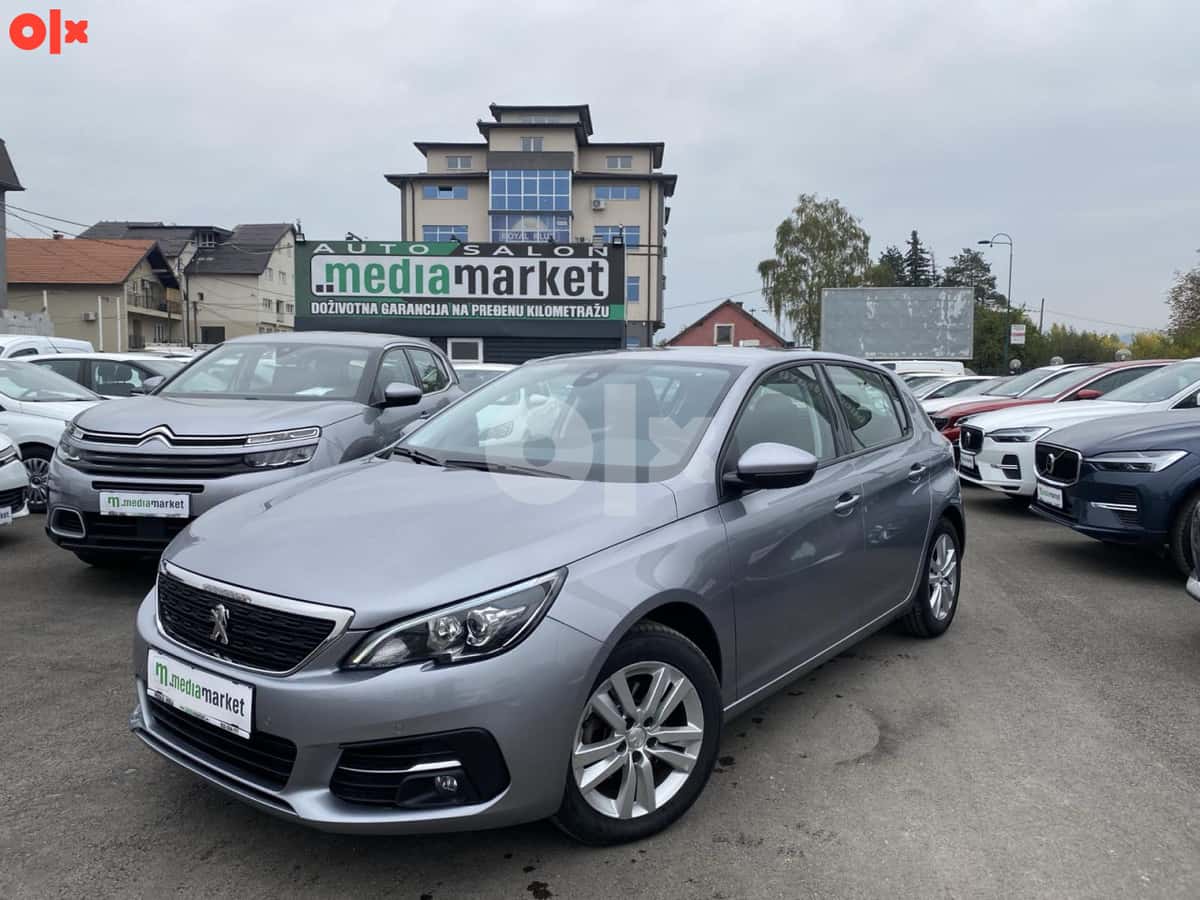 Peugeot 308 EAT8 Automatik 1.5BlueHDi 130ks 2021g. NAVI LED ALU