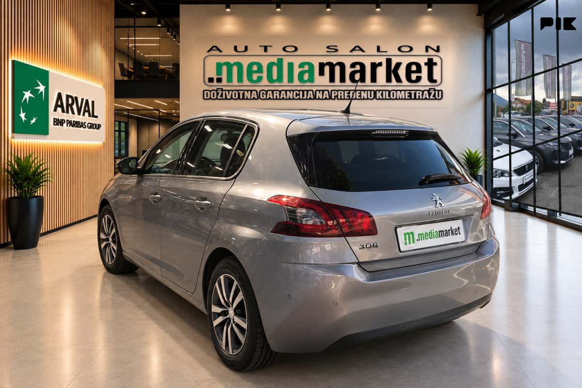 Peugeot 308 Allure EAT8 Automatik 2020g. Kamera Navigacija LED
