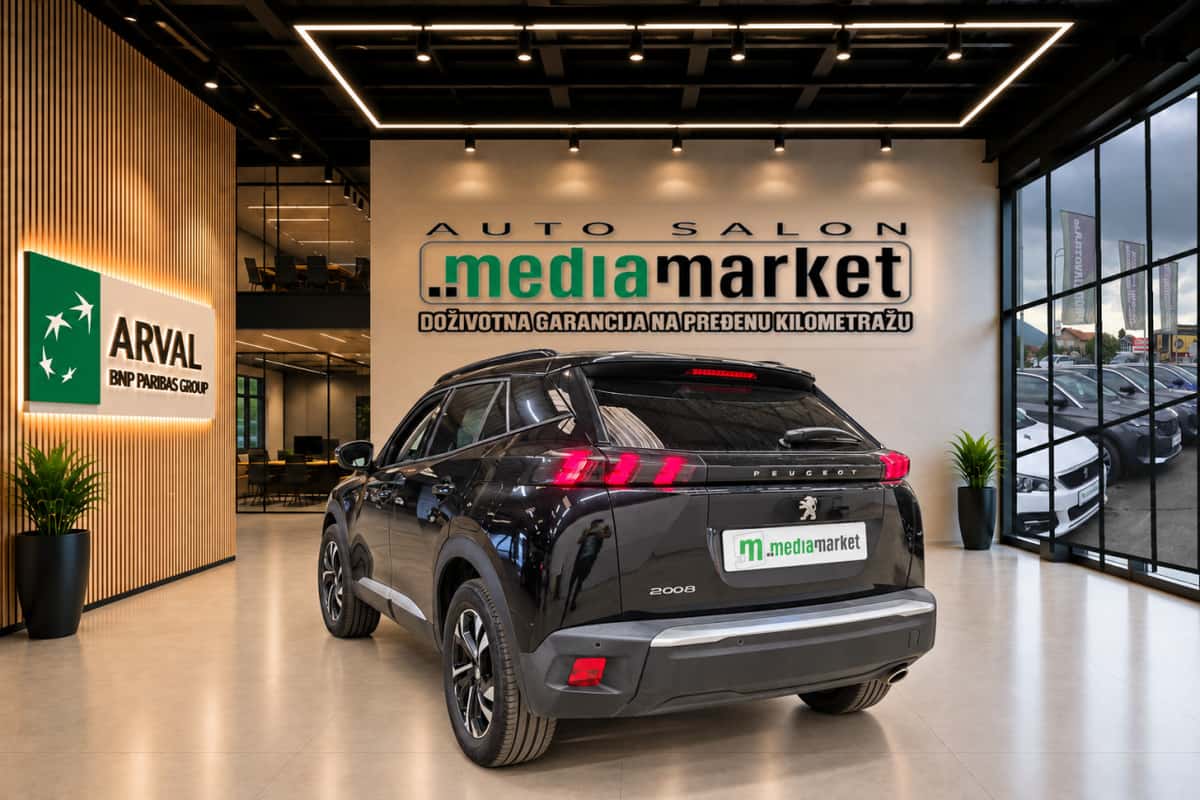 Peugeot 2008 Allure 1.5BlueHDi 121.854km 2021g. Kamera Virtual